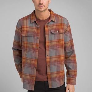 Prana Mens Lybek Midweight Flannel 